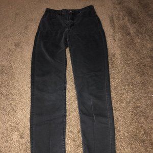 H&M black high waisted  skinny jeans size 6